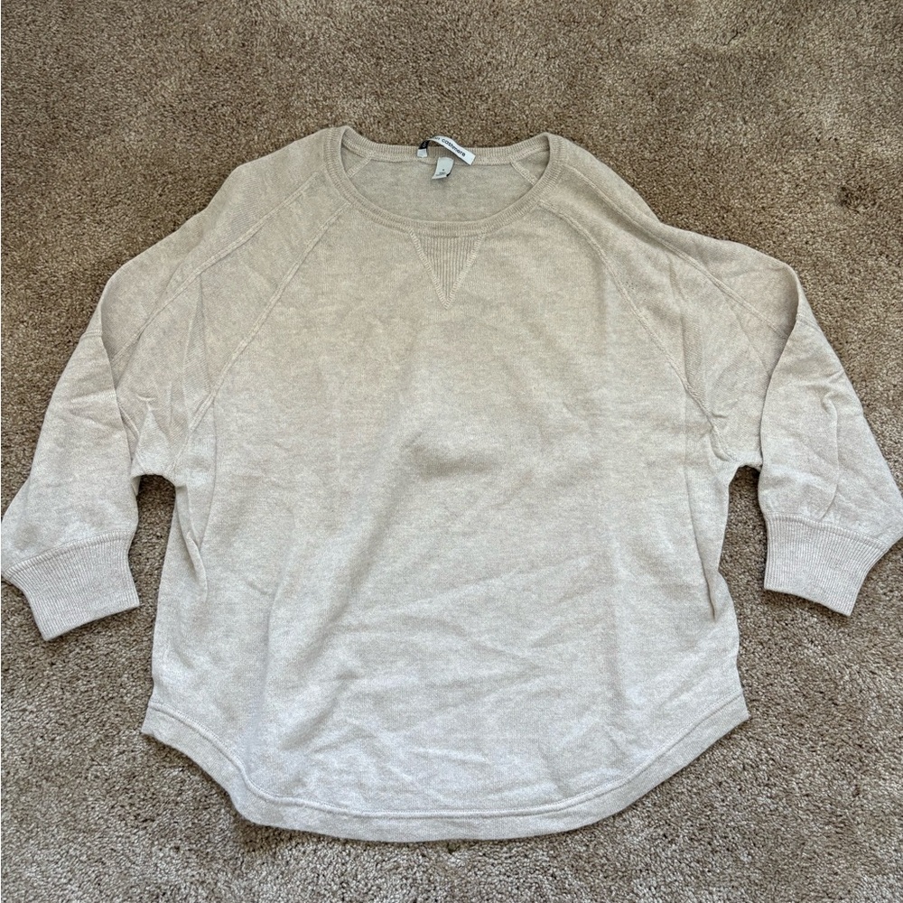 Autumn Cashmere Women’s Beige Sweater, small